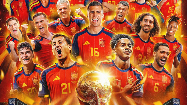 スペインはアルゼンチンを1-0で圧倒的な差で破り、再び世界チャンピオンに輝いた