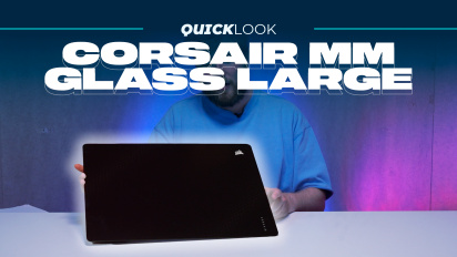 Corsair MM Glass Large (Quick Look) - 摩擦からの自由